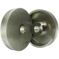 6"x15mmx12.7mm hole Electroplated Diamond Flat Grinding Wheel Jade Embryo Peeling Tool High Speed Steel Polishing Disc